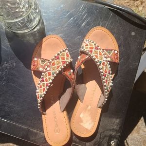 Chinese Laundry Beaded Sandals